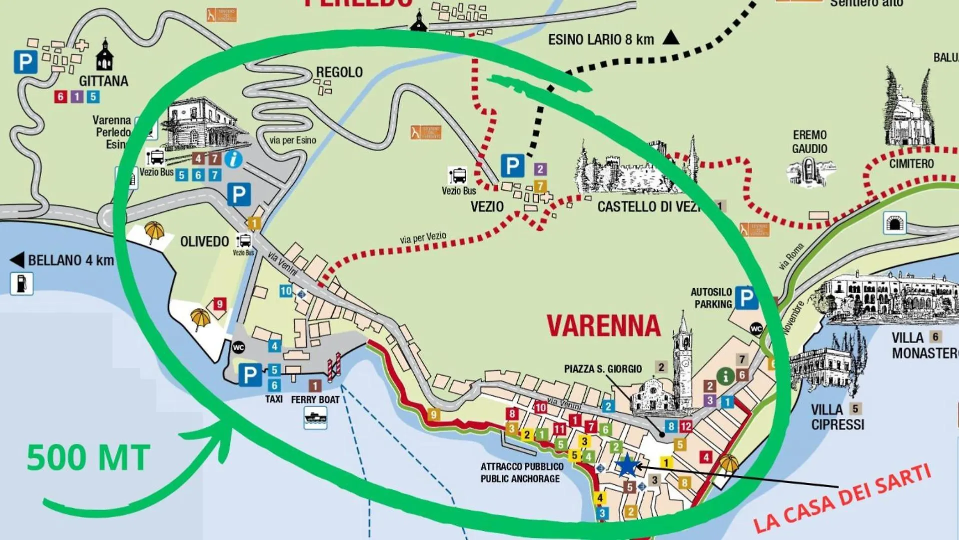 Apartament La Casa Dei Sarti Cozy Center Studio Varenna